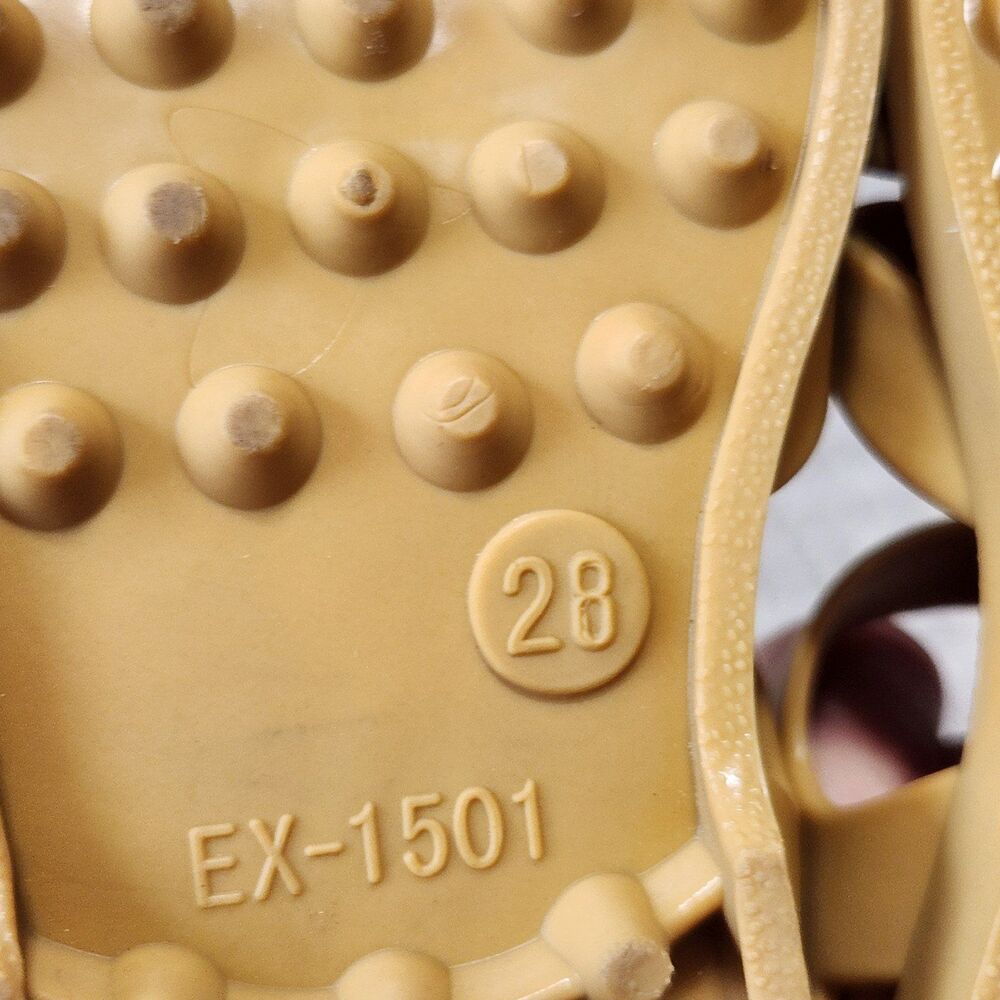 Scallywag Baby boy girl beige gold fisherman sandals size 28 EU 10/11 child - Picture 2 of 10